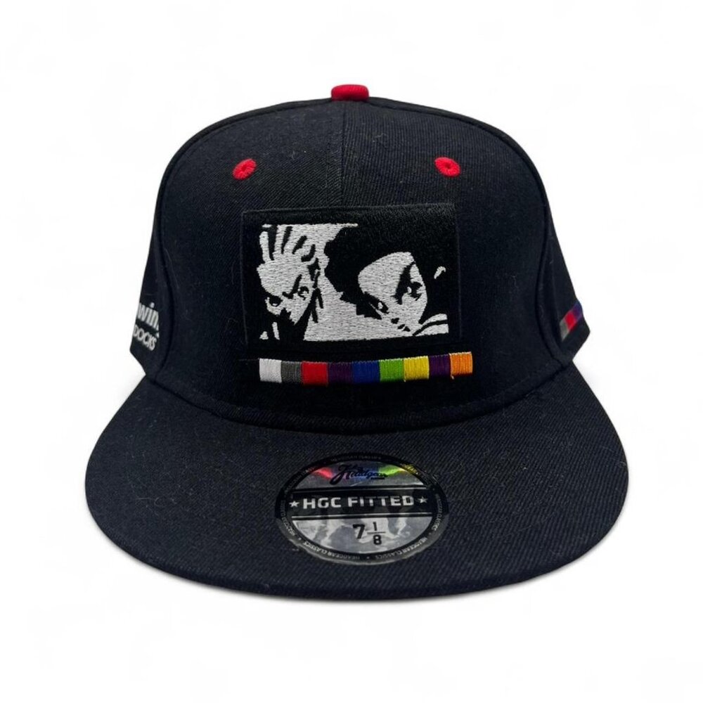 The Boondocks Black Adult Swim Fitted Hat Size 7 1/8